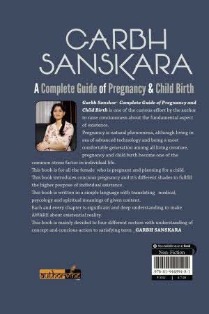 Garbh Sanskara A Complete Guide of Pregnancy & Child Birth back cover