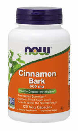 NOW Foods Cinnamon Bark 600mg Capsule