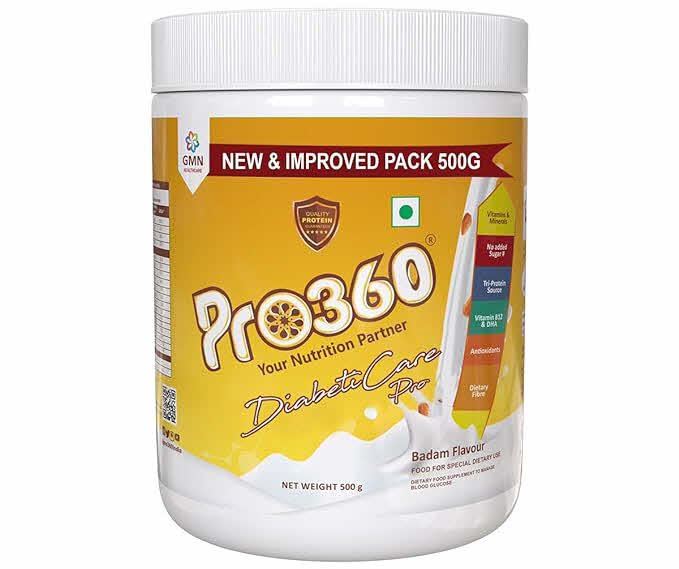 Pro360 Diabetic Nutritional Protein Drink Real Badam