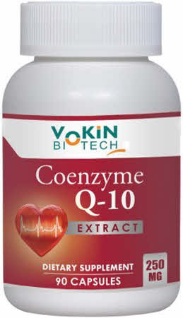 Vokin Biotech 100% Natural Coenzyme Q-10 Extract 250mg Capsule