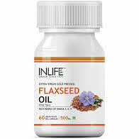 Inlife Flaxseed Oil Vegetarian Capsule